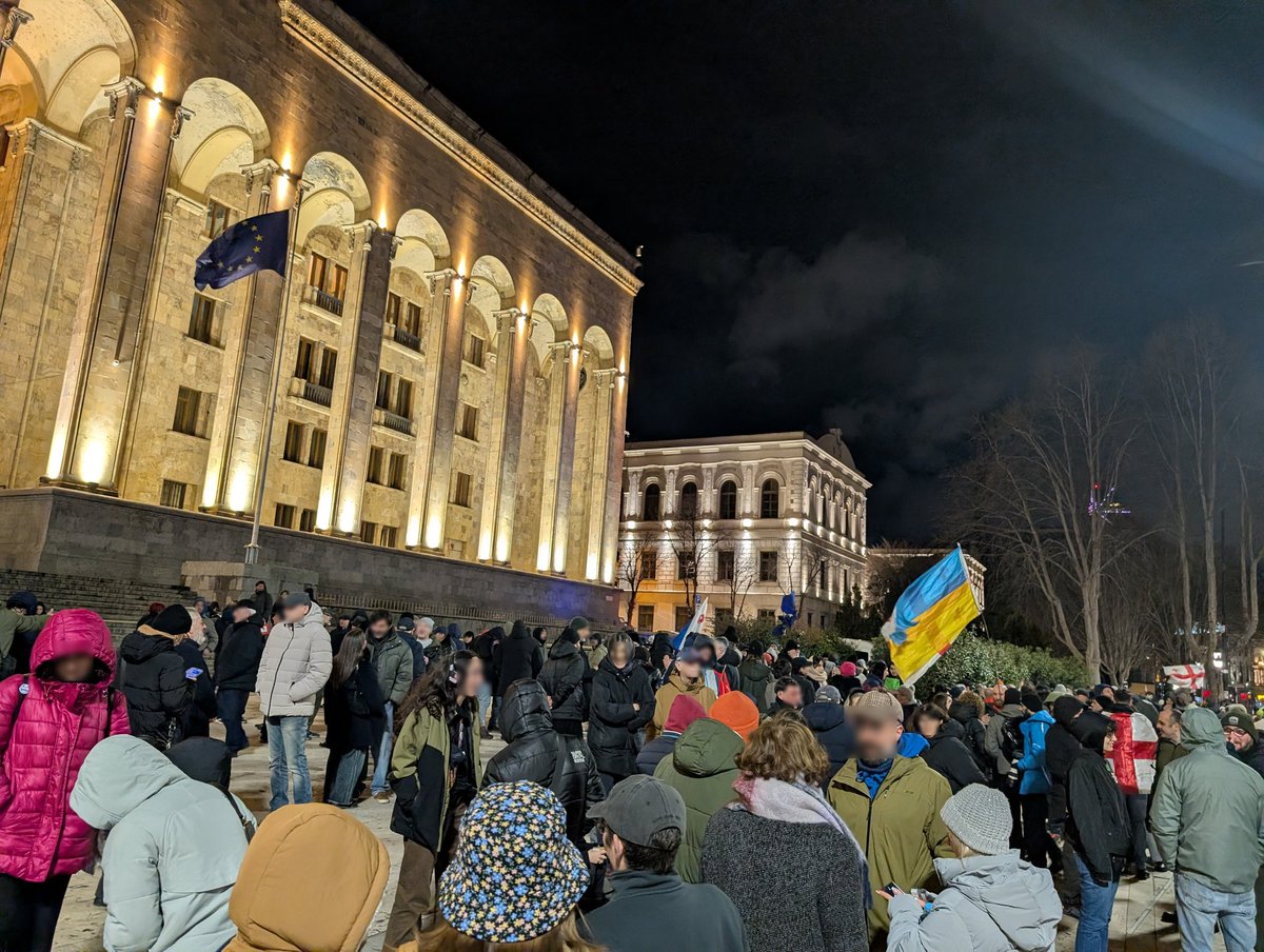 Day 474 of daily, uninterrupted, nationwide protests. 🇬🇪