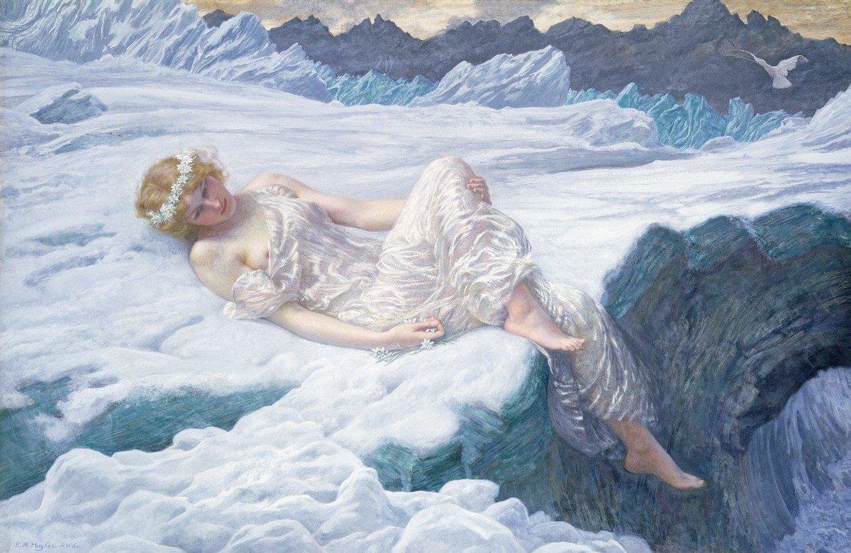 Edward Robert Hughes - "Heart of Snow" (1907)