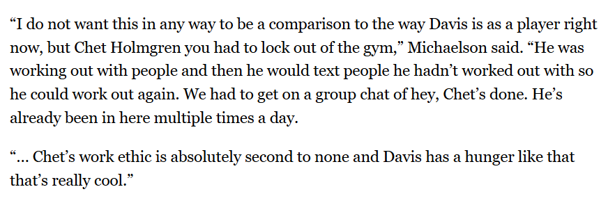TheoLawson_SR's tweet photo. #Gonzaga asst. Brian Michaelson raves about Davis Fogle's work ethic. Since he's been at GU, only a handful of players have been able to rival Fogle in that regard. Michaelson shared a story about one who did.

https://t.co/v4SpN317qI https://t.co/k0EQ381ltl