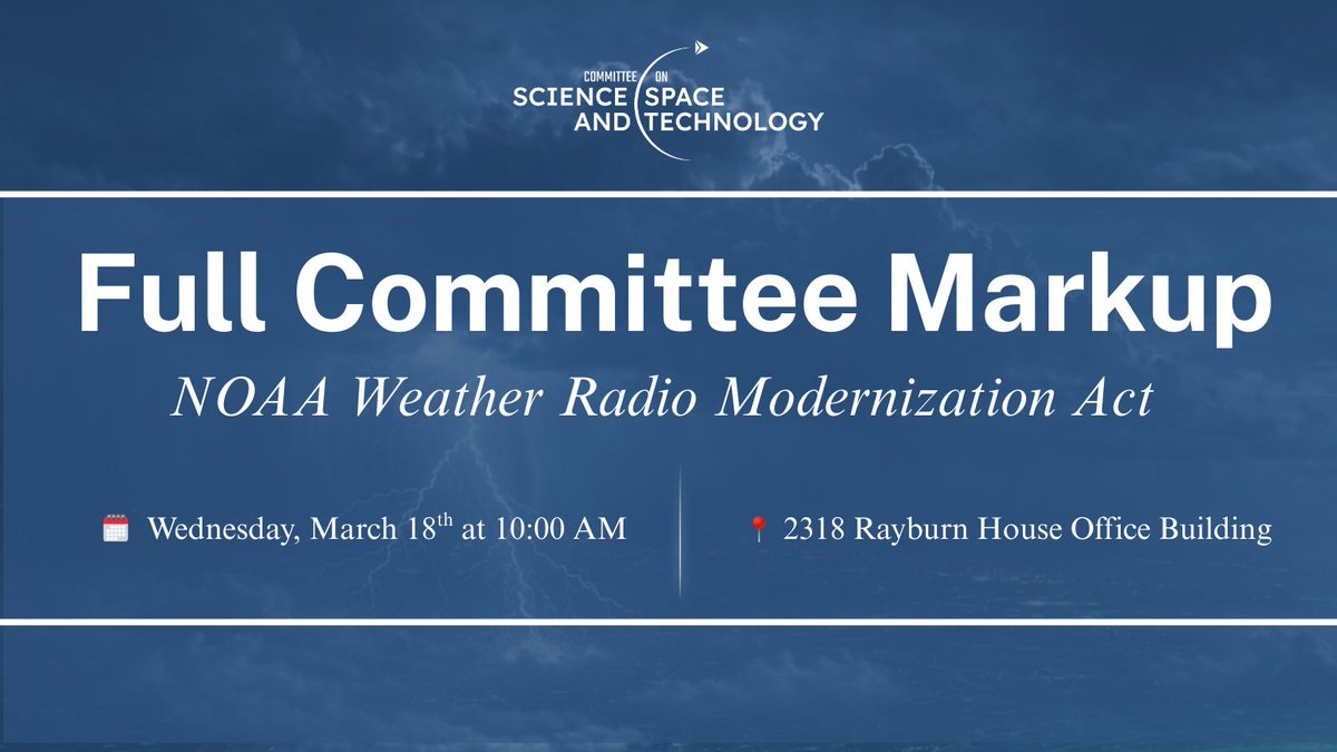 House Science Committee tweet media