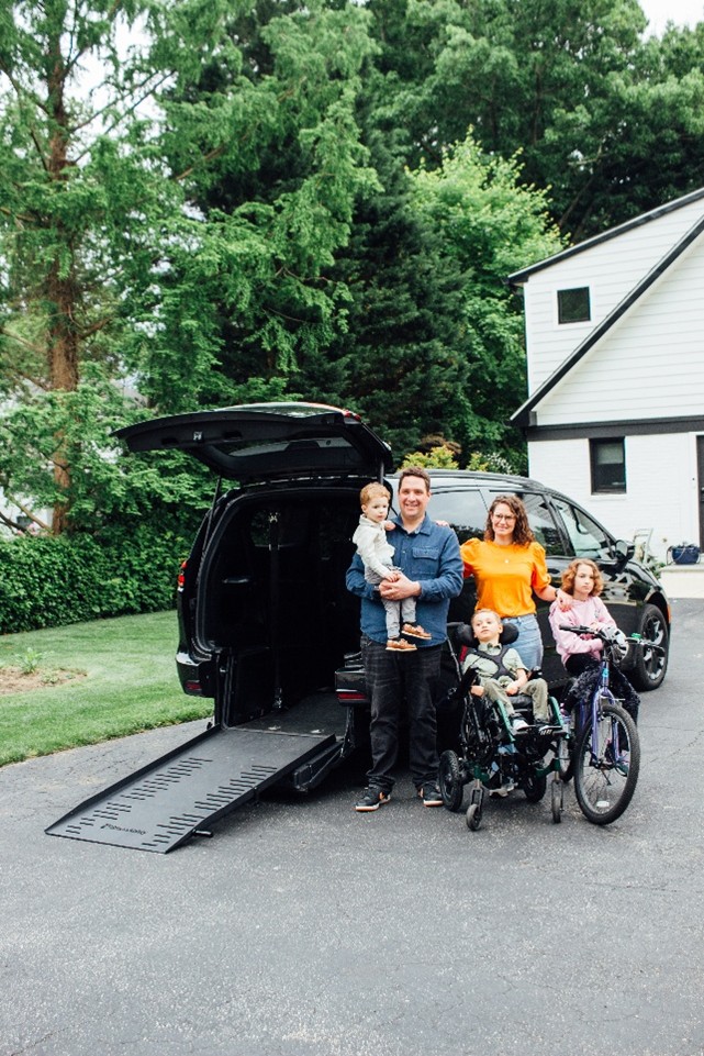 PennsylvaniaATF's tweet photo. March is #CerebralPalsyAwarenessMonth. Laura and Peter needed an #AdaptedMinivan for their son Jake, but high estimates made it difficult. With a PATF Low-Interest Loan, they purchased one quickly, letting Jake attend school with his #CommunicationDevice safely on his wheelchair. https://t.co/jC2gBzT8sk