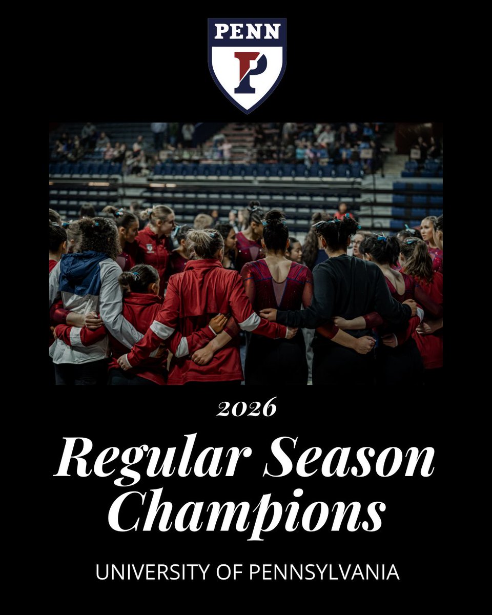 🏆 Regular Season Champions 🏆
Congratulations to Penn Quakers!
Penn secured its fifth consecutive regular season title, continuing a perfect run since the conference’s inception. 
gec-conference.org/post/penn-capt…