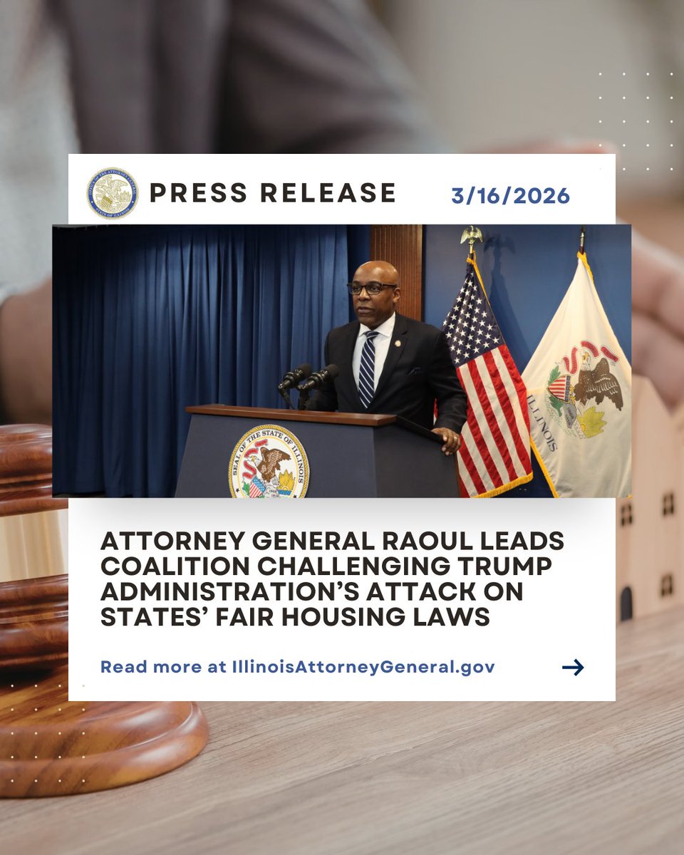Illinois Attorney General tweet media