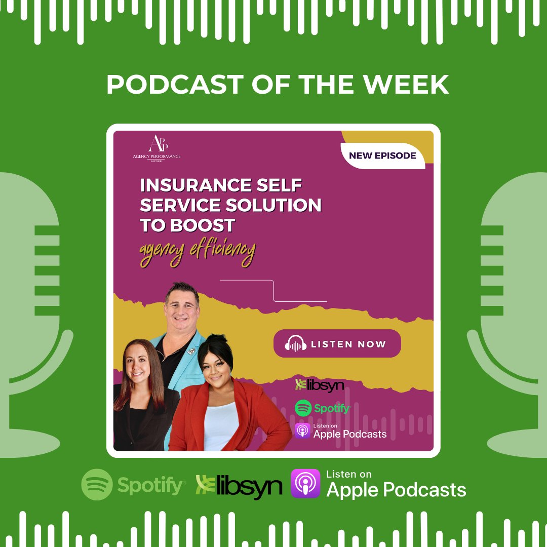 Appsinsurance's tweet photo. Now Rolling

Insurance Self Service Solutions to Boost Agency Efficiency 🚀

#AgencyPerformancePartners #InsurancePodcast #AgencyEfficiency #SelfServiceSolutions #ProcessImprovement #WorkflowOptimization #InsuranceOperations #OperationalExcellence https://t.co/b1YyU7PVr8