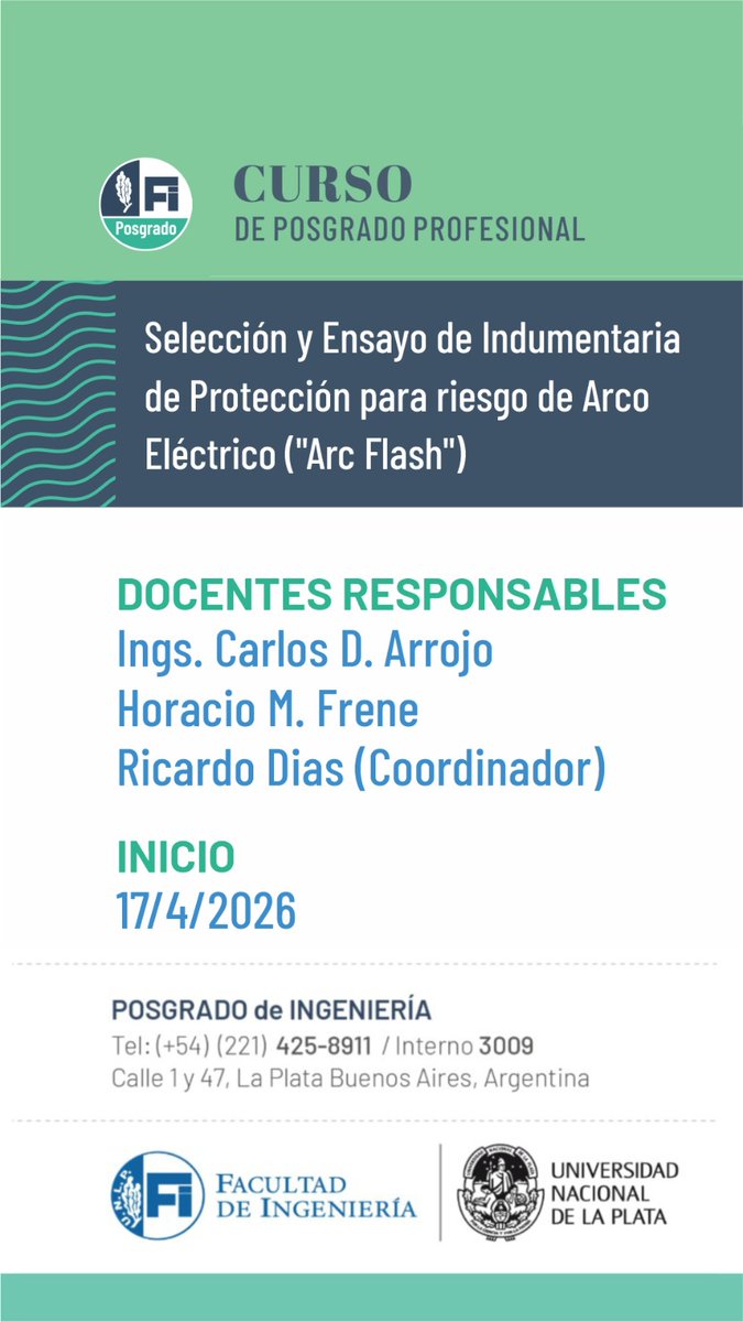 Posgrado Ingeniería UNLP tweet media
