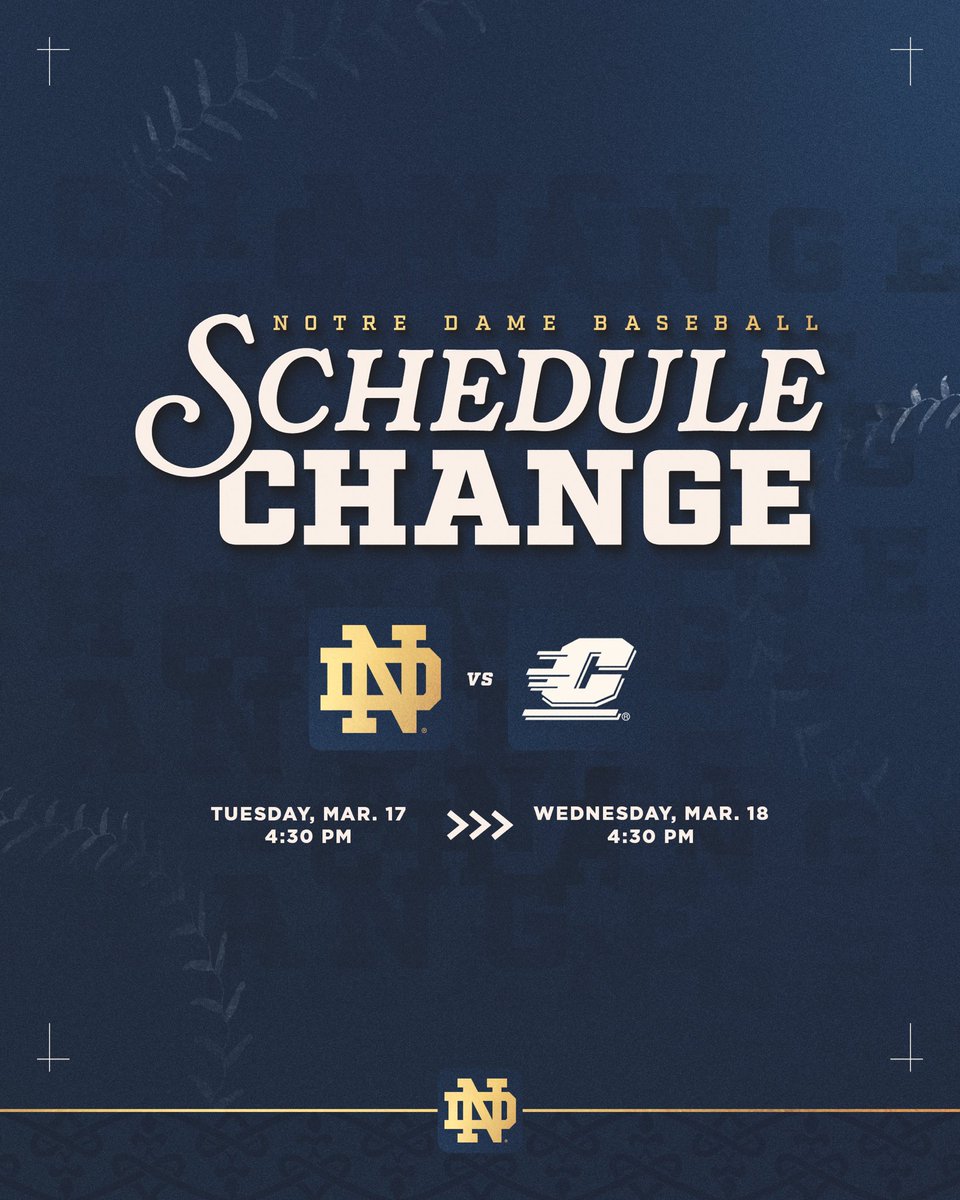 Notre Dame Baseball tweet media