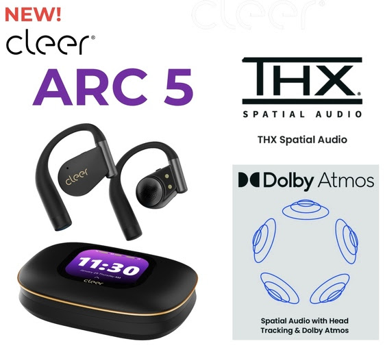 ComicCrusaders's tweet image. CLEER ARC 5 THX® Certified Open-Ear Earbuds Drop With Next-Level THX® Spatial Audio Power! #sound #tech #audio @cleersound ow.ly/Sj9R50YuFbo