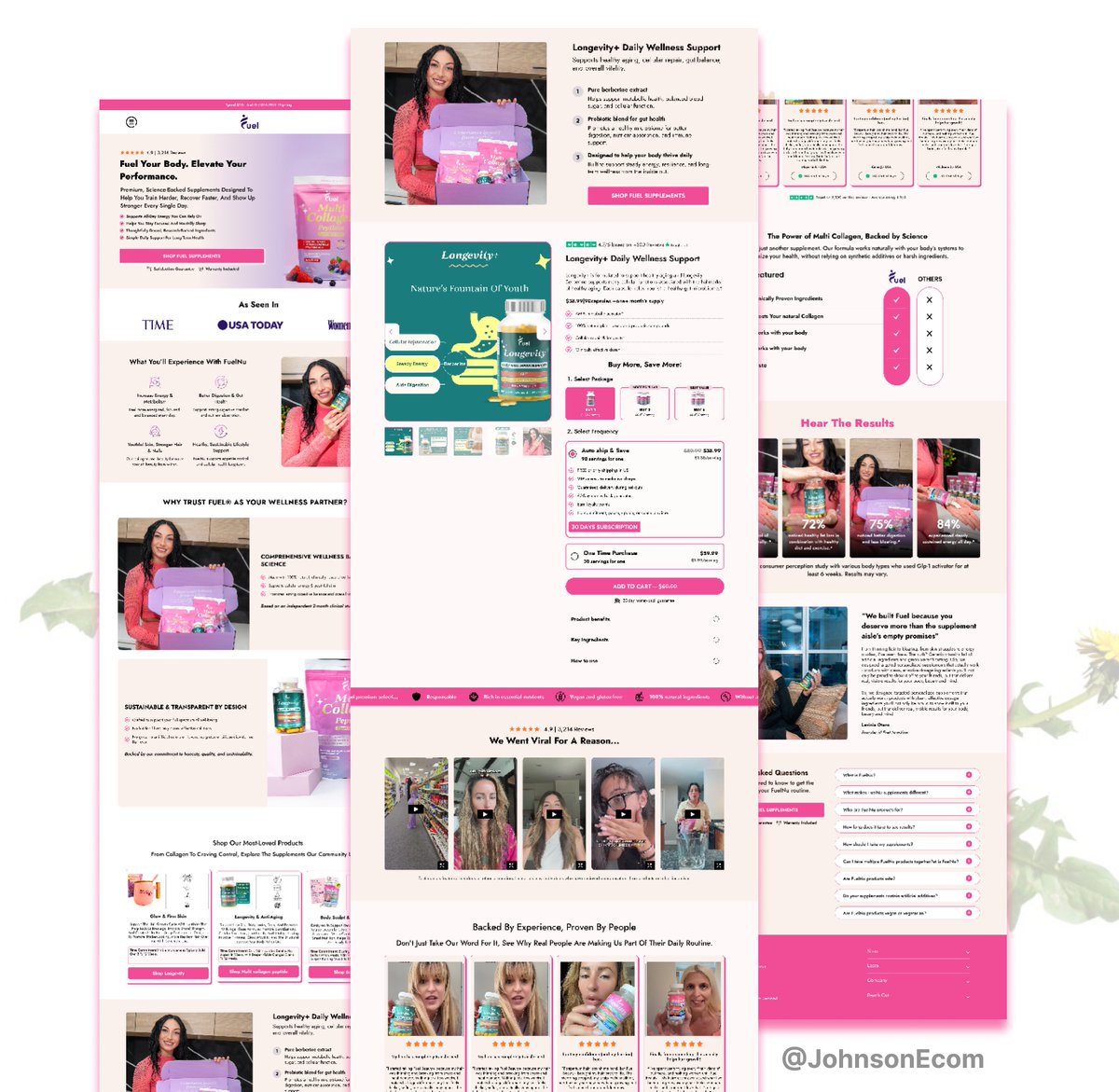 Johnson Ecom || Landing Page Dev tweet media