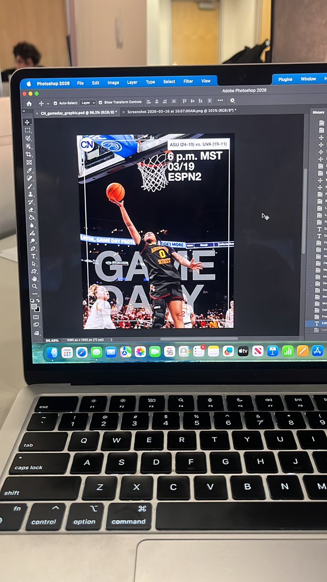 linkin_toby's tweet photo. Working on a graphic about ASU women’s basketball’s first four game against Virginia on Thursday 🏀

@sportscronkite https://t.co/KM3q0Ez3Kf