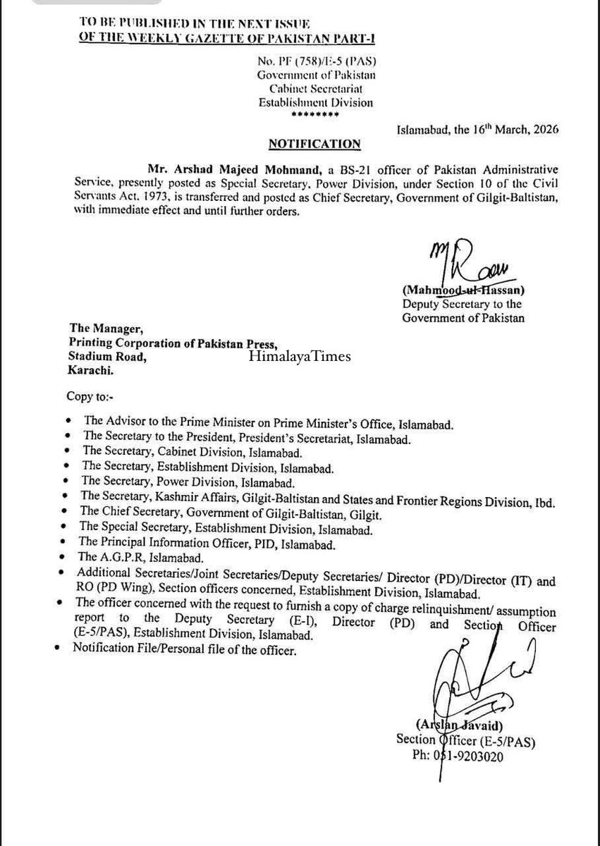 Gilgit-Baltistan Times tweet media