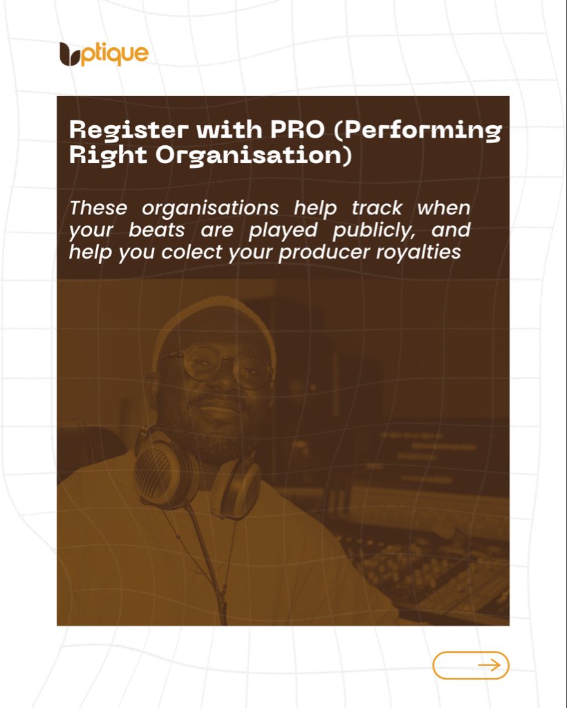 uptiquemusic's tweet photo. Don’t let anyone profit off your sound without permission.
Register your beats. Use split sheets. Collect your royalties. https://t.co/b51Ut8TWZm