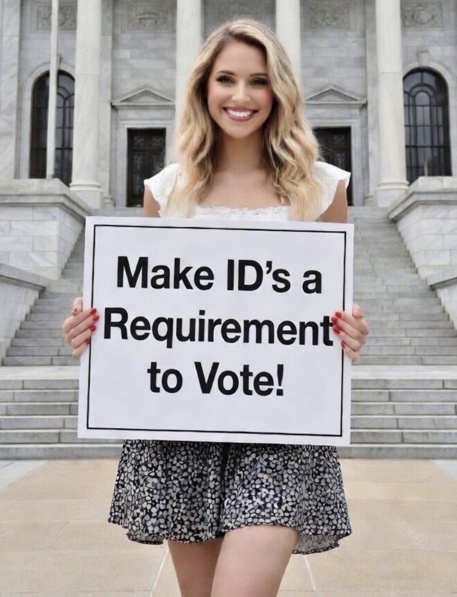 You MUST have a valid Photo ID to VOTE! 🗳️ If you agree repost this and follow me! 🇺🇸