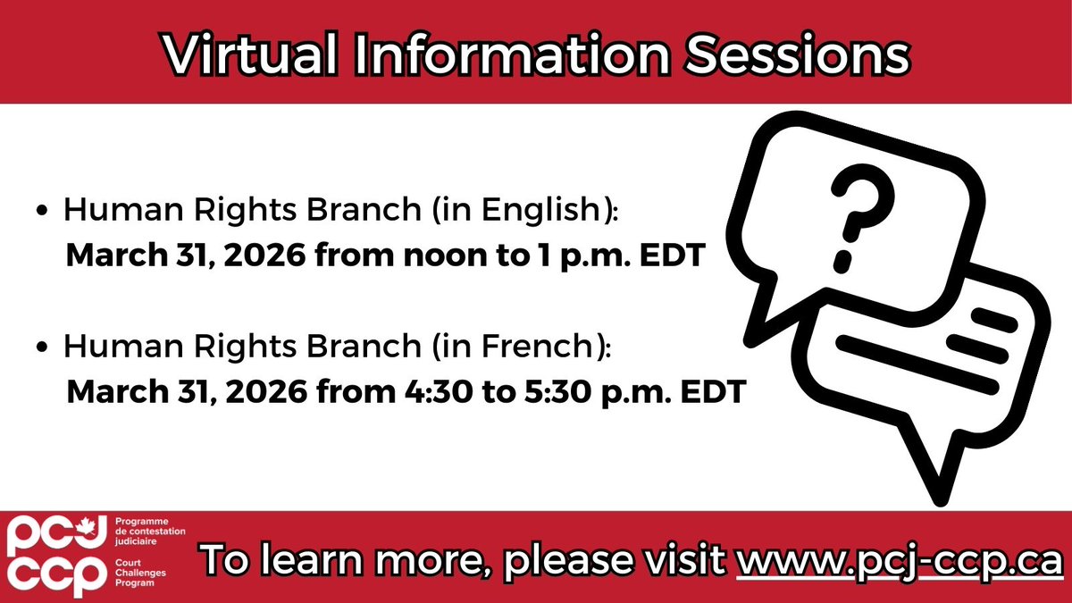 Court Challenges Programme contestation judiciaire tweet media