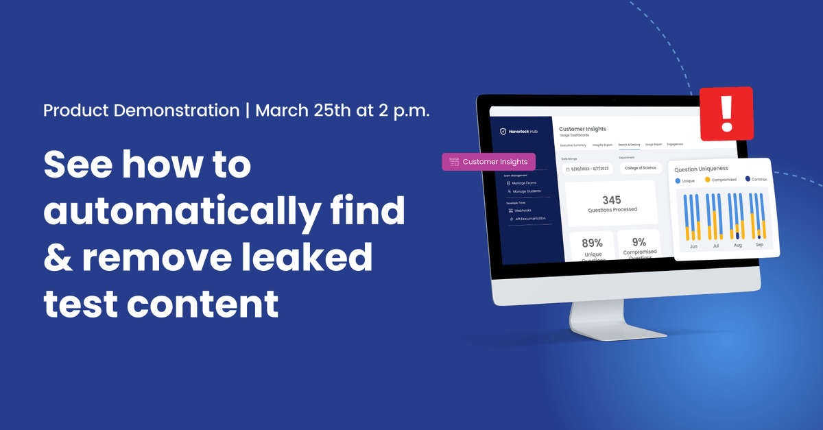 Honorlock tweet media