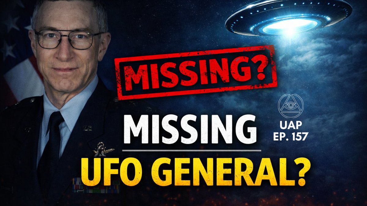Episode 157 is live 🛸

Where is General William McCasland?

We break down the mysterious disappearance, new disclosure developments, and the latest UAP news.

Links below 👇