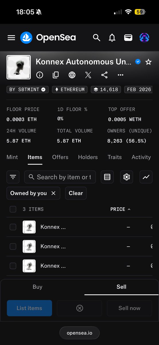 Just max minted the <a href="/konnex_world/">Konnex</a> Autonomous NFTs.

Sometimes the best move is simply committing early to something you believe in and seeing where it goes.

Curious to see how this evolves within the <a href="/konnex_world/">Konnex</a> ecosystem.

Early steps always tell the best stories later.