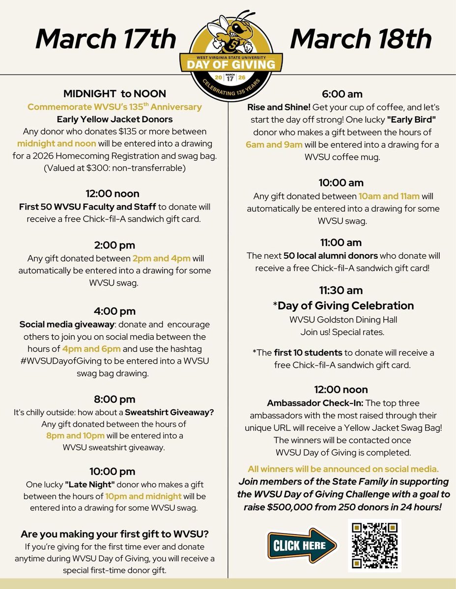 West Virginia State University tweet media