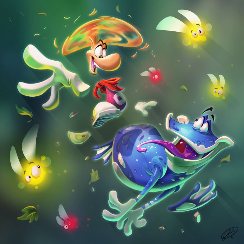 A Beautiful Rayman art by Giacomo Boni! #Rayman #Ubisoft