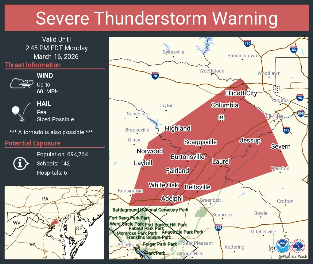 NWS Baltimore-Washington tweet media