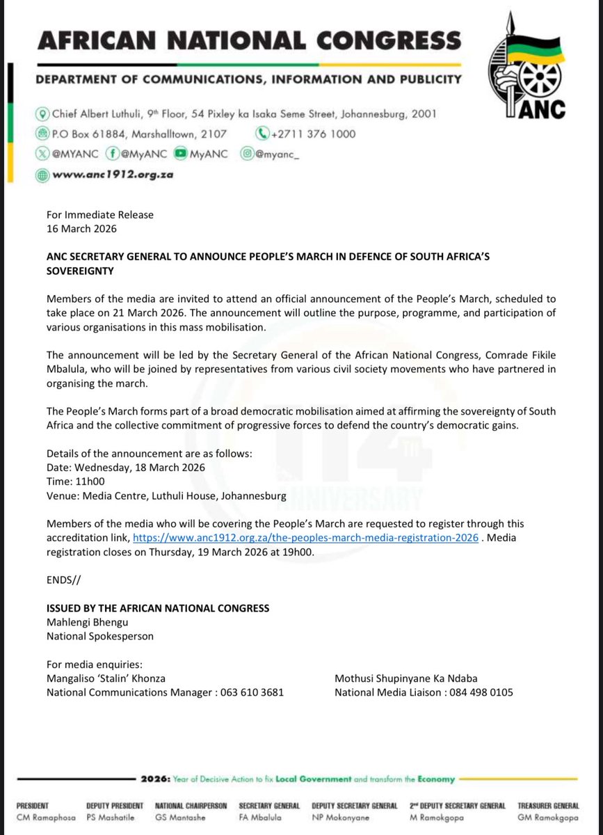 ANC - African National Congress tweet media