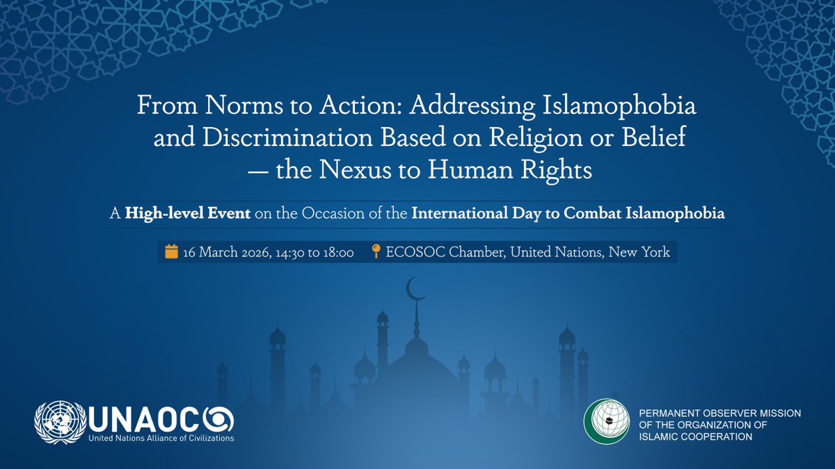UNAOC - United Nations Alliance of Civilizations tweet media
