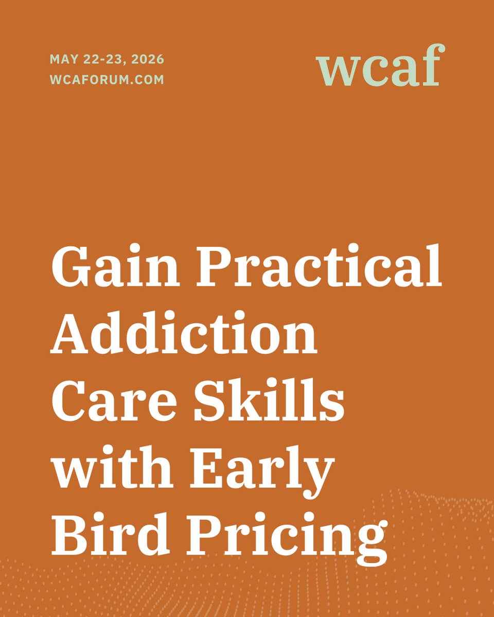 Western Canada Addiction Forum tweet media