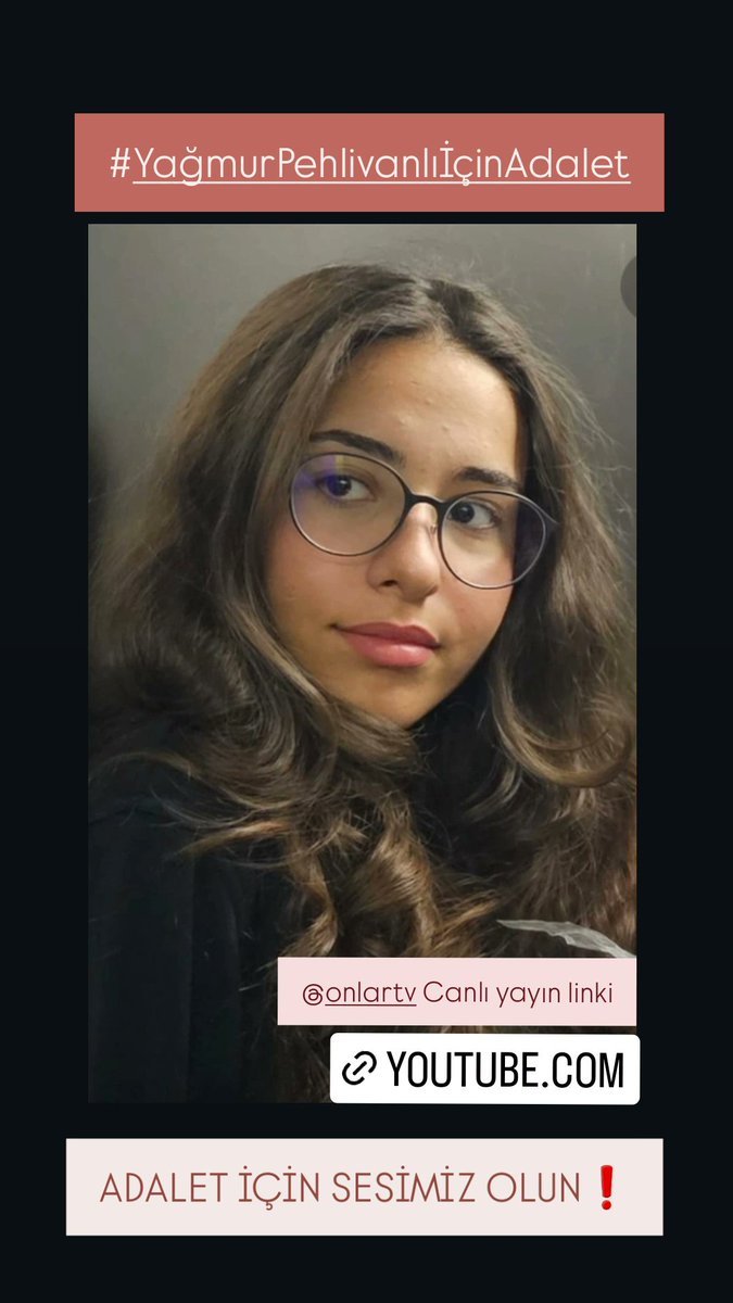 asezer37's tweet photo. #YağmurPehlivanlıiçinAdalet
#YağmurPehlivanlıiçinAdalet
Canlı yayında olay anlatılacak lütfen takipte kalın.  Ailemizin mücadelesine destek olun❗️
https://t.co/uVgCqLkDbP https://t.co/q5cEKtBHv8