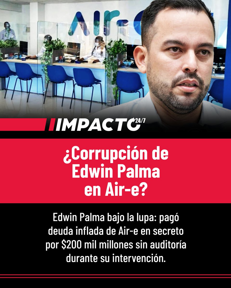 🚨🇨🇴 OTRA VEZ PALMA | Documentos que duermen entre la Fiscalía de bolsillo, revelan irregularidades durante la gestión de Edwin Palma como interventor de Air-e. El sindicalista firmó acuerdos por $200 mil millones para pagar deudas del pasado con Interaseo, que la misma