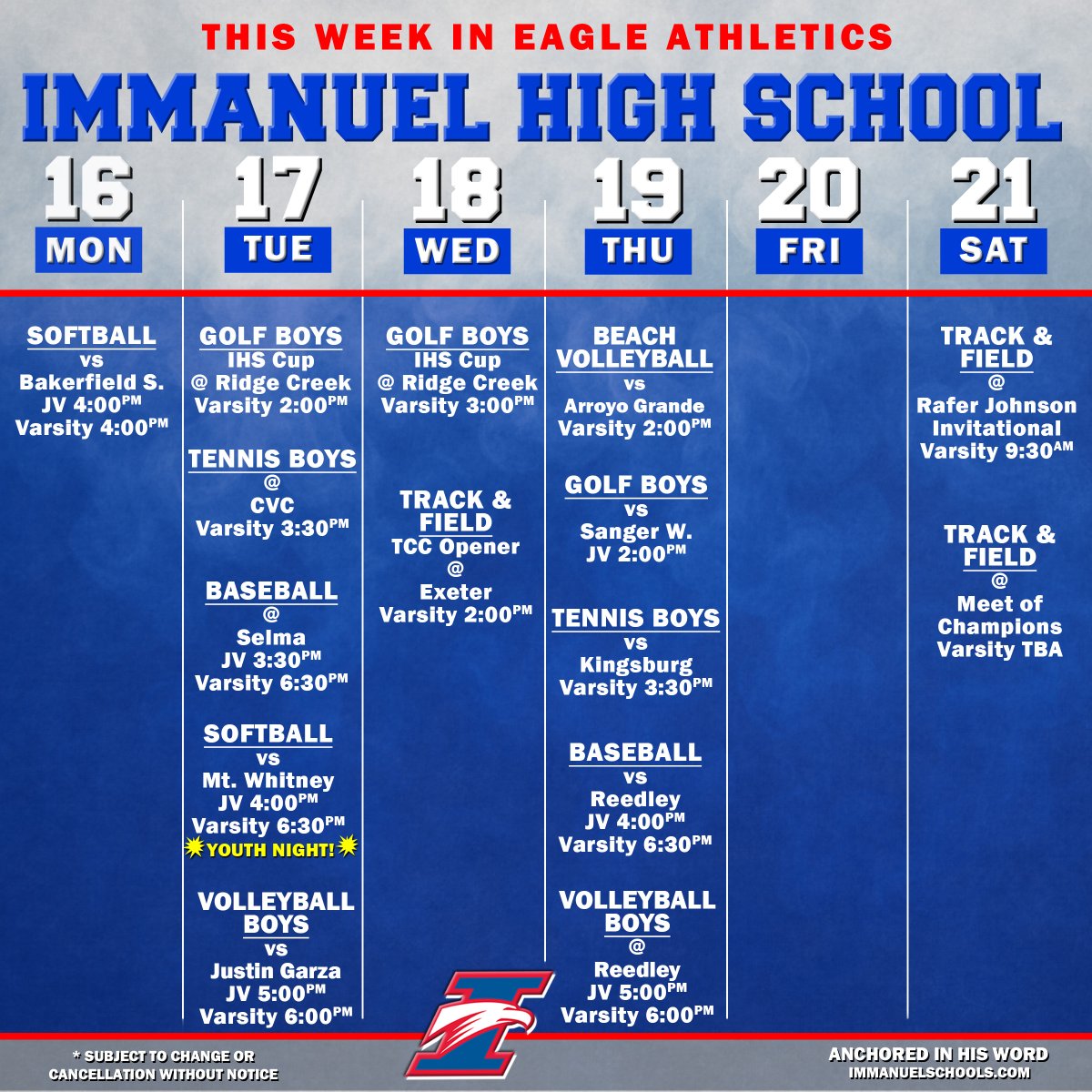 Immanuel Athletics tweet media