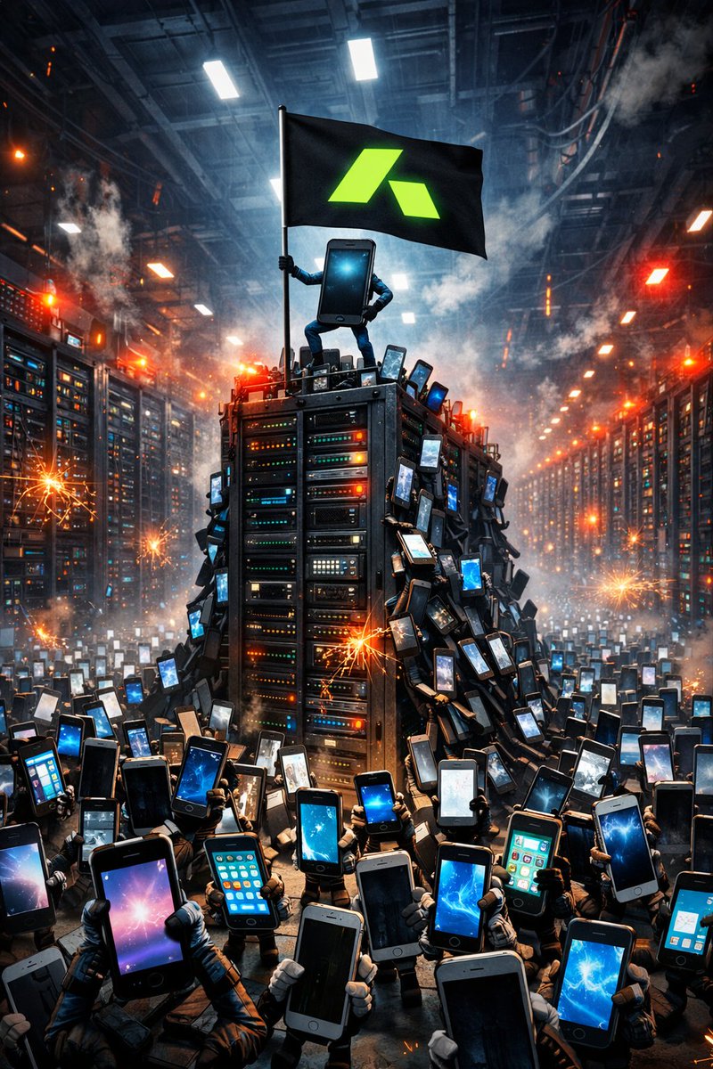 mayatech_lbc's tweet photo. They built massive data centers.
We built a network of millions of phones. @Acurast https://t.co/i7ZJHohBzq