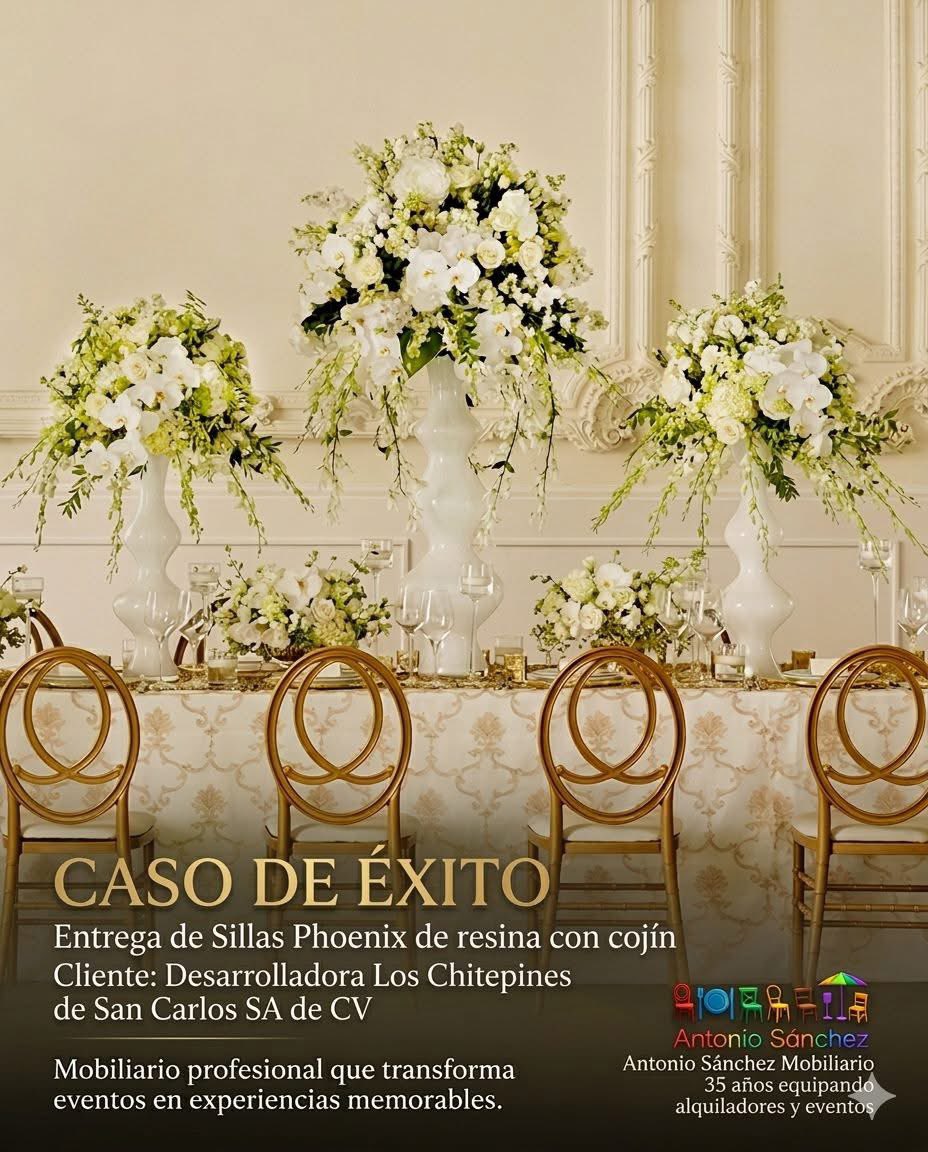 rematesdesillas's tweet photo. ✨ CASO DE ÉXITO ✨
🏗️ Desarrolladora Los Chitepines de San Carlos SA de CV confió en Antonio Sánchez Mobiliario para la adquisición de un paquete de Sillas Phoenix de resina con cojín.
🪑 Un proyecto más donde nuestra experiencia, seriedad y compromiso se reflejan https://t.co/gZdPYokvLv