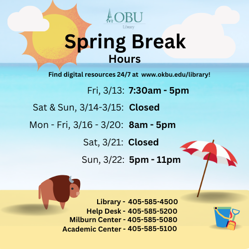 OBU Library tweet media