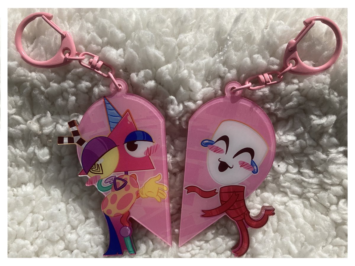 goatparties's tweet photo. #abstragedy keychains available now bc neither of them are abstracting this week trust 🙏
#tadc #theamazingdigitalcircus #gangle #zooble https://t.co/CJifnUOToo