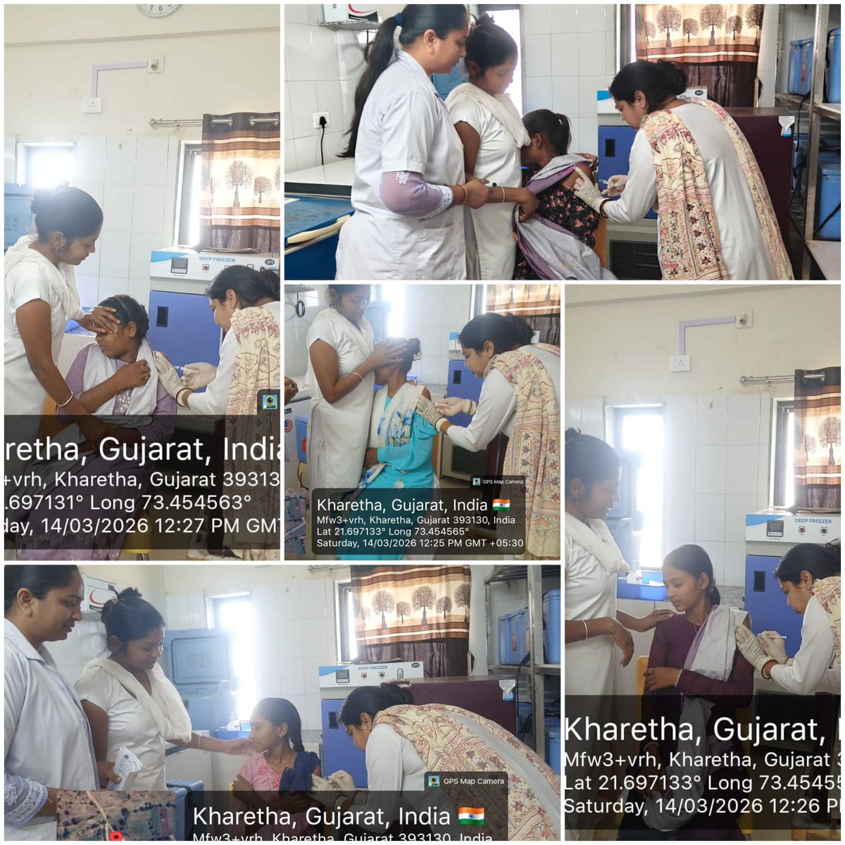 PHCKharetha's tweet photo. #HPVVACCINATION
#HEALTHTEAM
#NETRANGBLOCK
#PHCKHARETHA
#AAMVALPORE
#girl's #CHIELD
#CANCER #protected
"આજરોજ #પ્રાઆકેખરેઠા ના #સબસેન્ટર ની #આરોગ્યટીમો દ્વારા વિસ્તારની બાળકીઓને #HPVVACCINATION, માટે પ્રાઆકે ખાતે લઇ જઈને #સર્વાઇકલકેન્સરવિરોધીરસી મુકાવેલ, #સર્ટી https://t.co/Zmrx6vpsSx