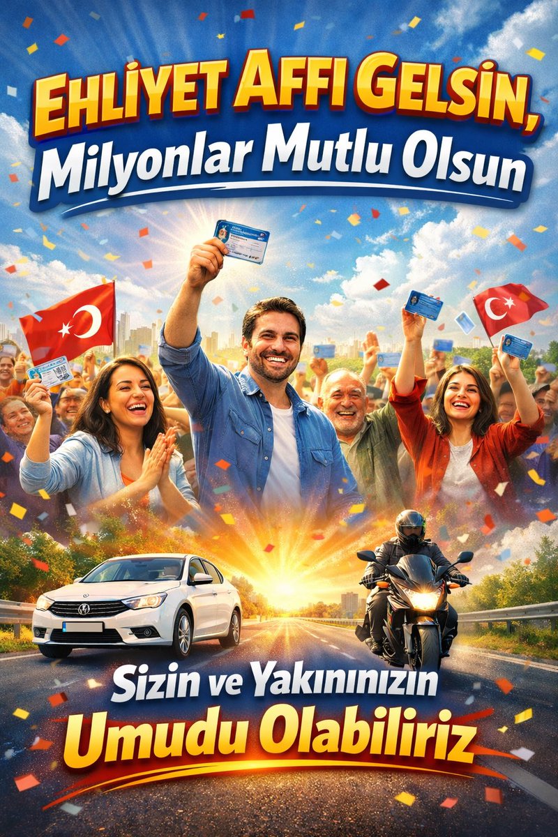 <a href="/MHP_Bilgi/">MHP</a> TrafikYasası ZulümOldu 
#BirEhliyetBirHayat
Sayın Ülküdaşlar
Ehliyet affı istiyoruz Aileler yok oluyor,bunun kimseye faydası yok