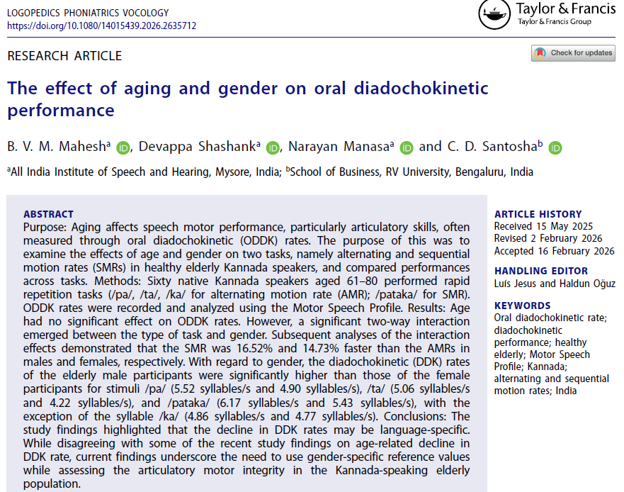 Logopedics Phoniatrics Vocology tweet media