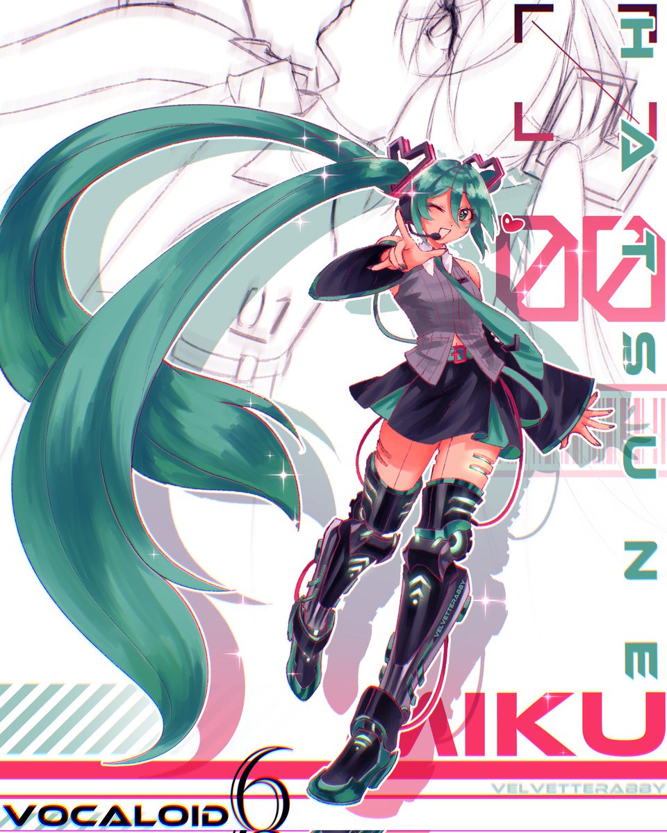 Miku vocaloid 6! So cute!!!

#hatsunemiku