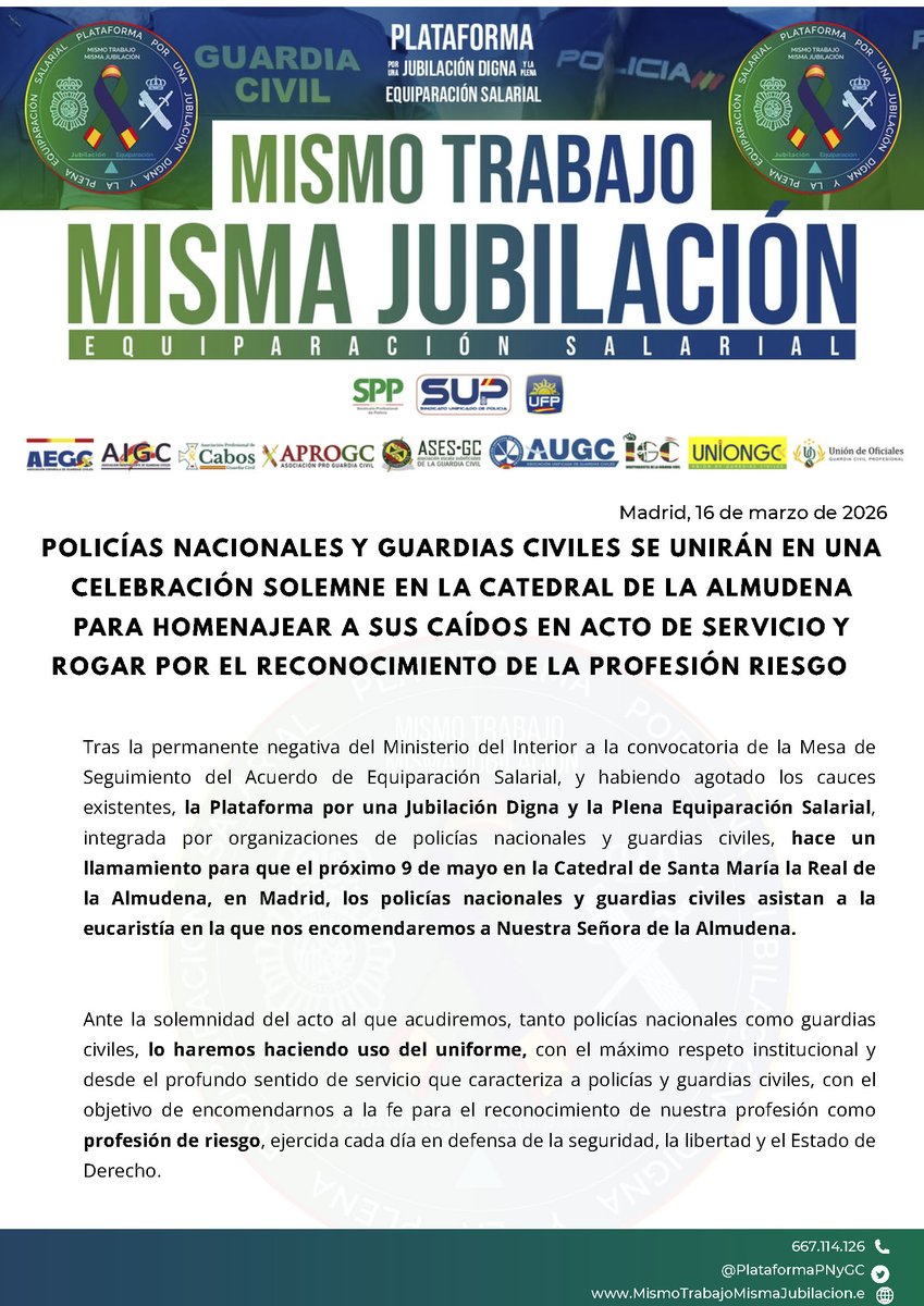 UniónGC-Unión de Guardias Civiles tweet media