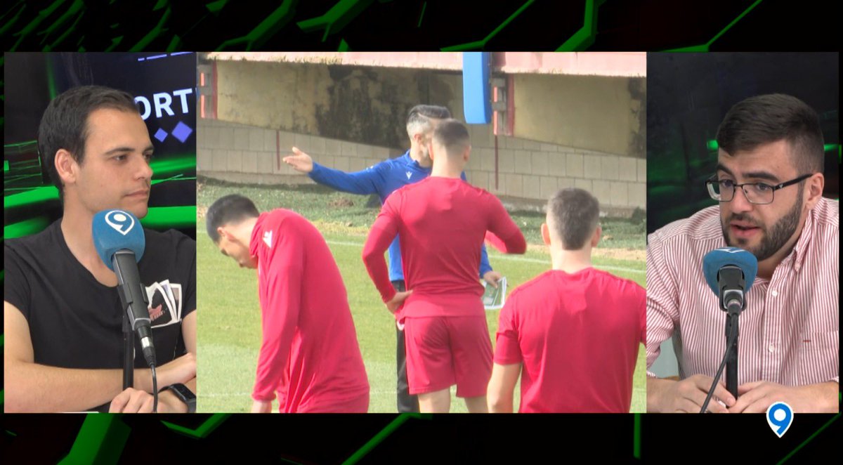987tv_es's tweet photo. Arrancamos la semana en #Deportes9 charlando con:

⚽️ Marcos Piñeiro y Rubén del Río, futsalistas del @LegioSala 
🏃🏻‍♂️ Paula Herreras, organizadora de la IV Carrera Solidaria del @Colegio_Leones 
🎙️ @miguelorejas_, periodista de @RadioLeonSER 

🎬: https://t.co/yl5cQz0ZUZ https://t.co/XggLuvf8hO