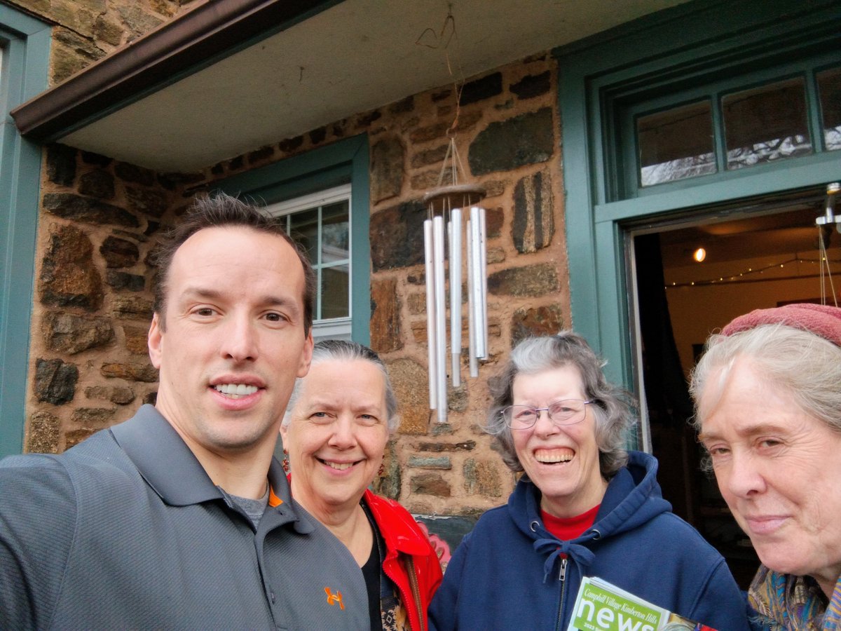 f4service's tweet image. Brenda Russell of @F4service (F4) with #F4 #Boardmember Joseph Giandonato, PhD, MBA, CSCS at the Camphill Village Kimberton Hills!! 

Now is the time to come together to confront #hunger and #foodinsecurity one person and meal 🥘 at a time!

#Fooddrive #Foodrescue #Foodrecovery