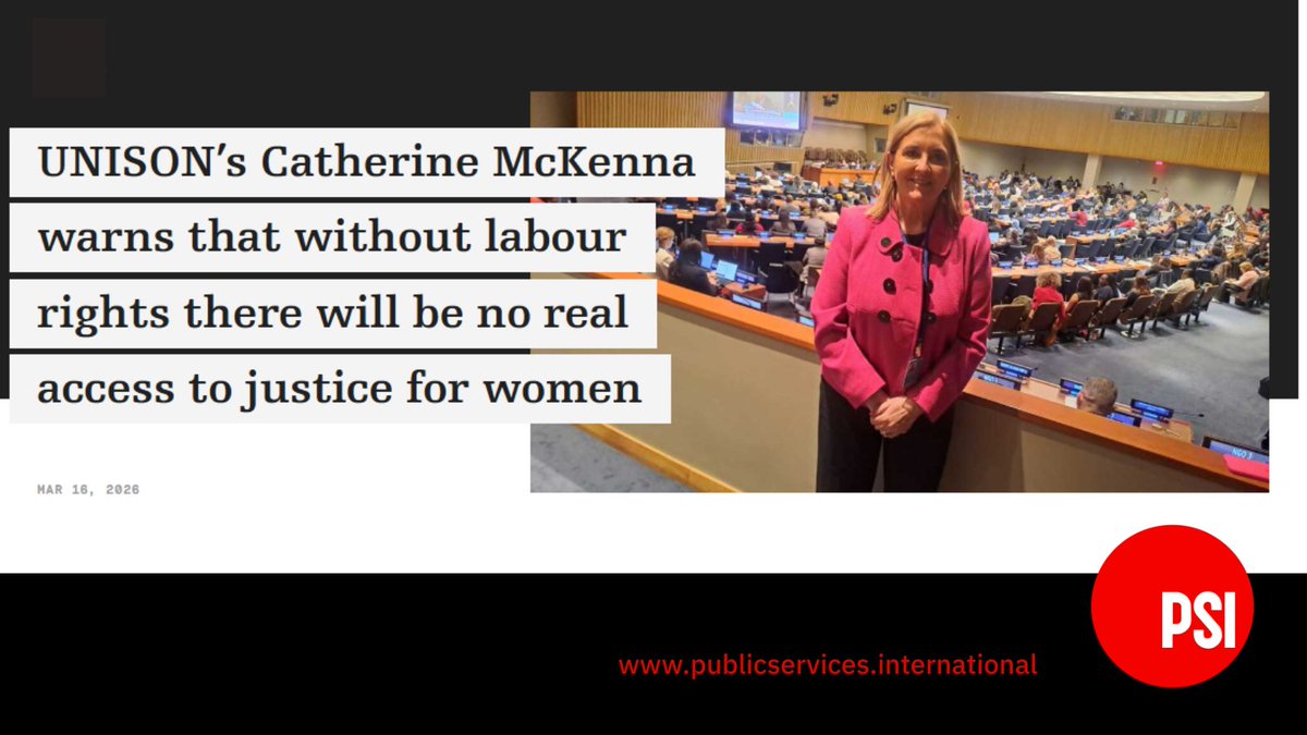 Public Services International @psiglobalunion.bsky tweet media