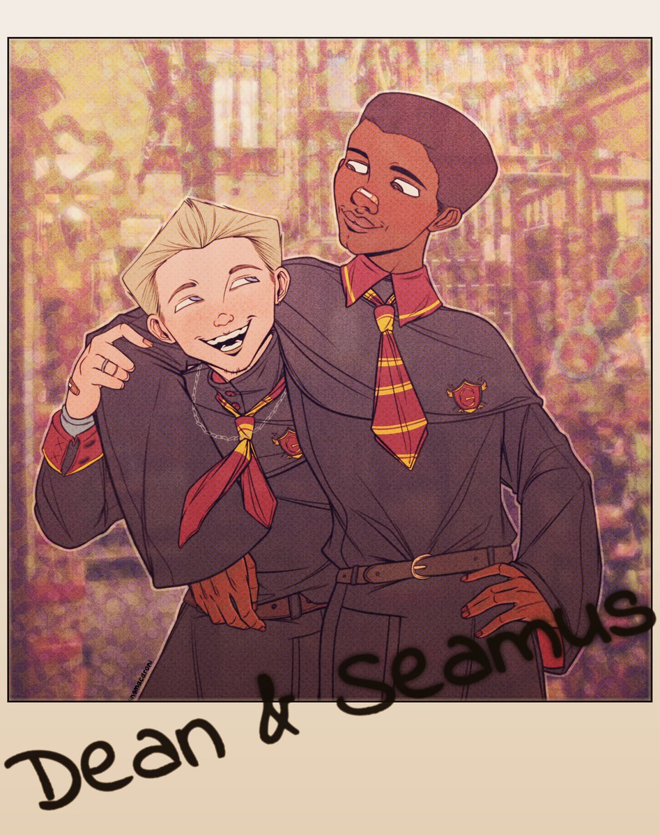 crawlinmacaroni's tweet photo. my half of an art trade with oomf @essvea22! here's deamus, and this time they're properly inked and colored :D
this was a lot of fun >.<
.
.
.
#deamus #gryffindor #hp #hpart #hogwarts https://t.co/UC25yiM9oC