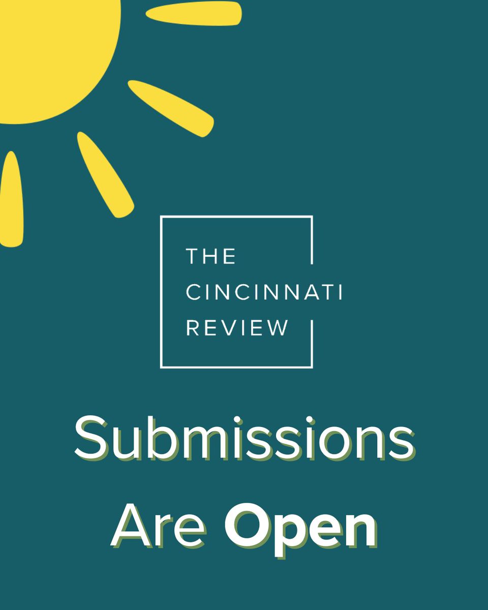 Cincinnati Review tweet media