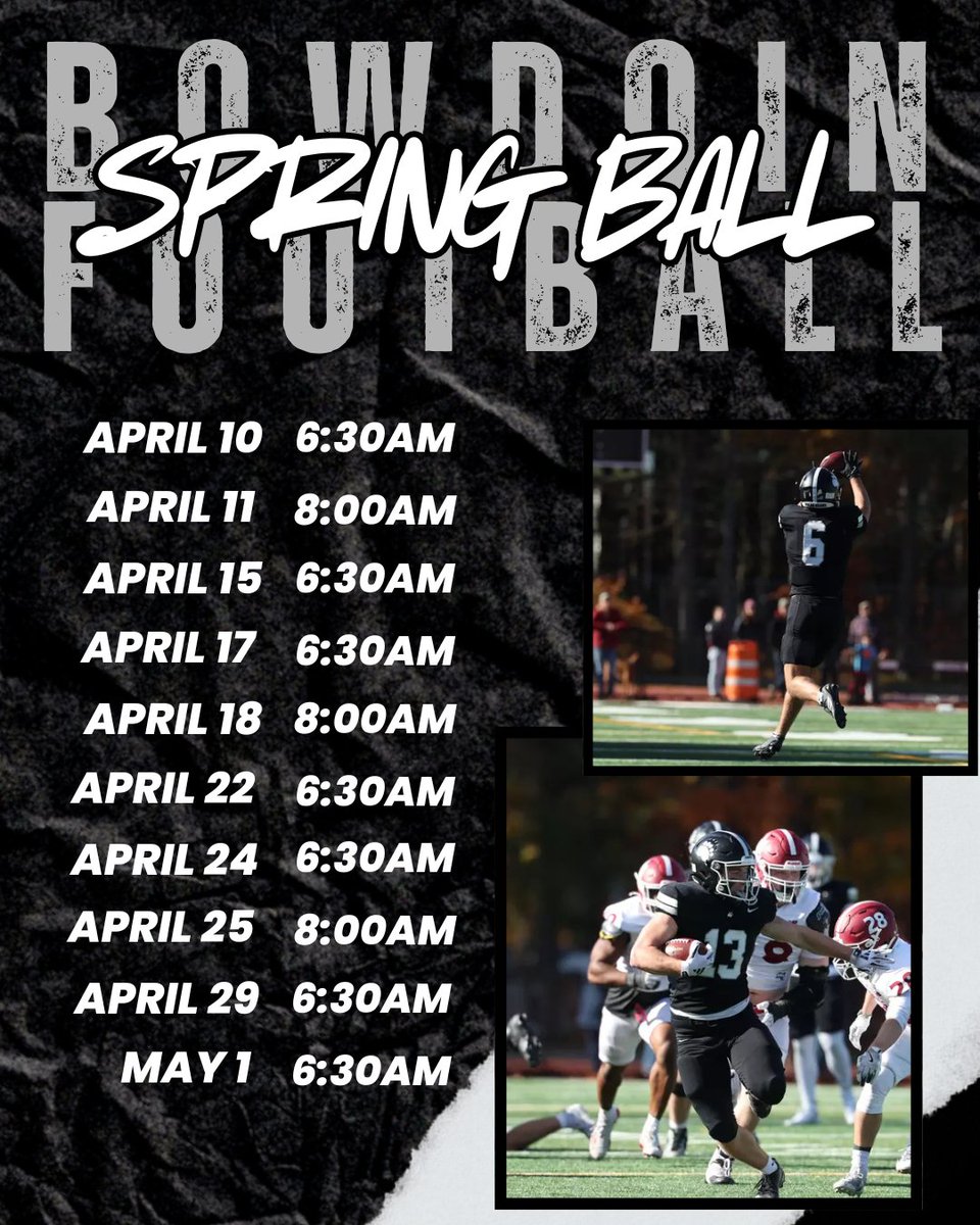 Bowdoin Football tweet media