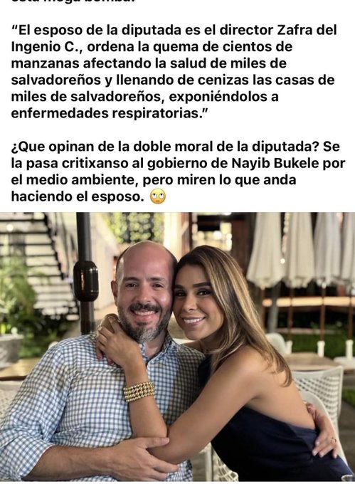 Sepan que esta escoria cabeza de RollOn y marido de la diputada <a href="/Villabull/">Marcela Villatoro</a> del partido <a href="/ARENAOFICIAL/">ARENA</a> es uno de los cerdos inmundos que llenan nuestras viviendas de tile cuando se dedican a quemar sus cañales 🤮