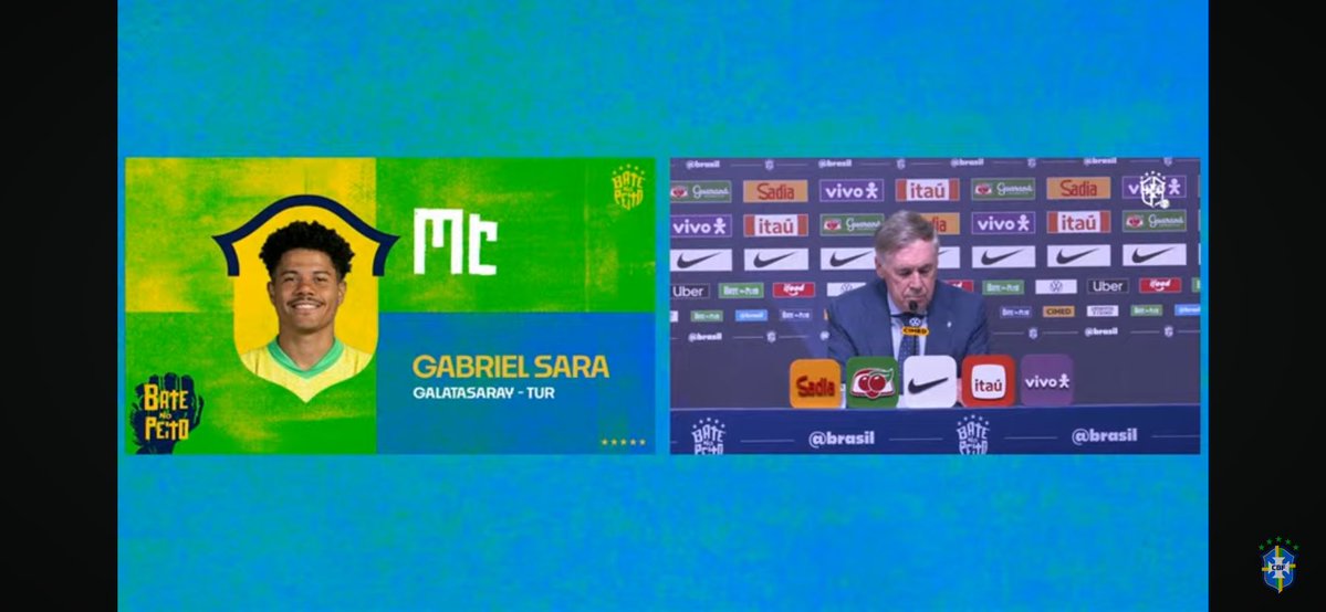 Gabriel Sara Brezilya milli takımına davet edildi.