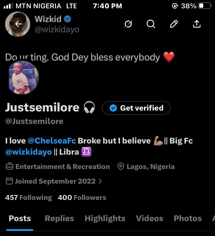 Thank you 400 followers…. I love you 😘