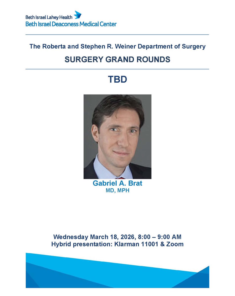 BIDMC Department of Surgery tweet media