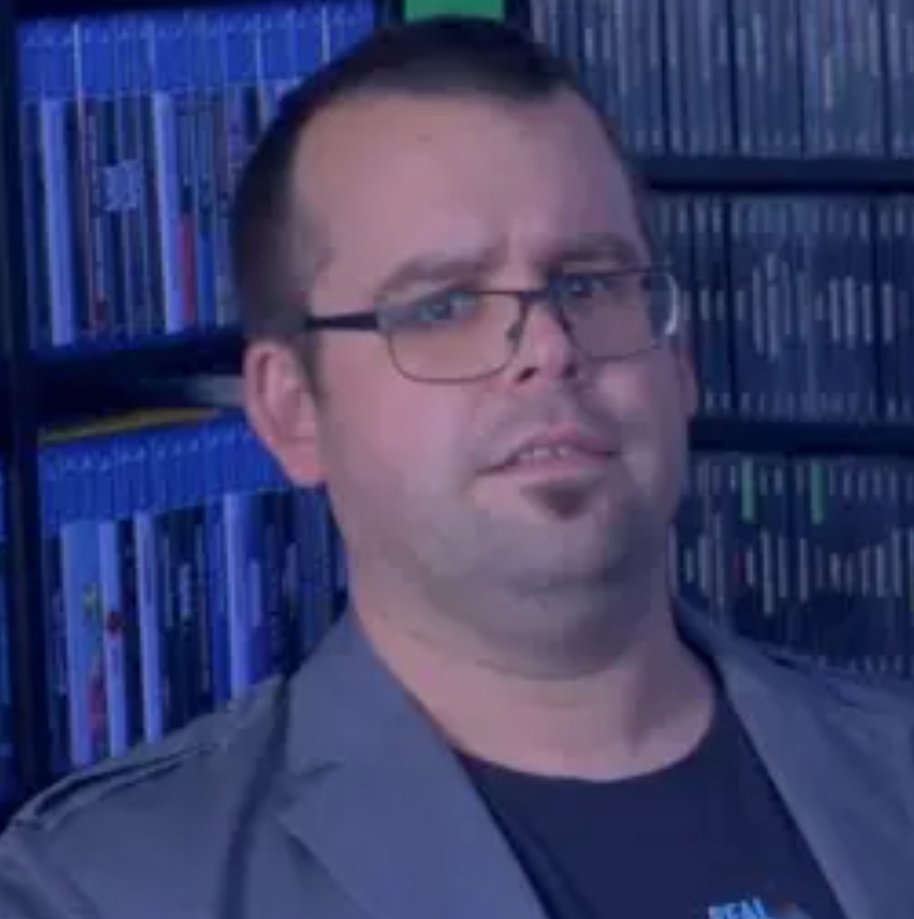 DamagedSector's tweet image. John Linneman when he saw what Richard was saying in his DLSS5 Digital Foundry coverage: