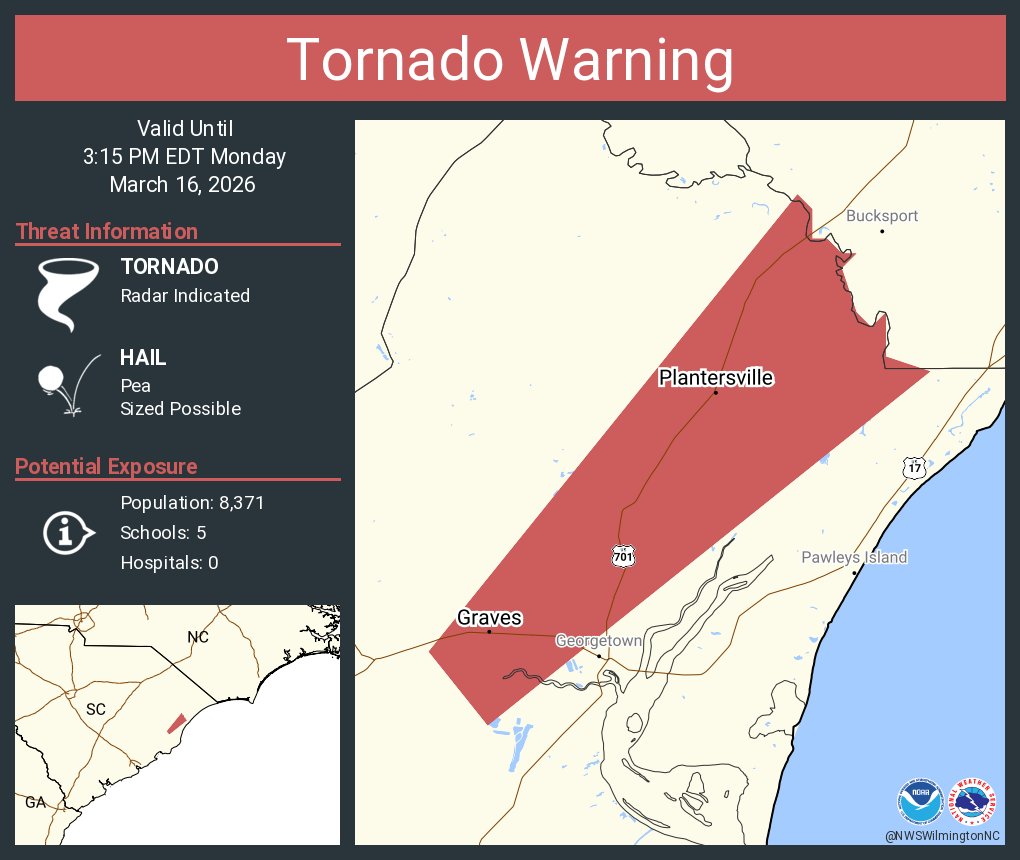 NWS Wilmington, NC tweet media
